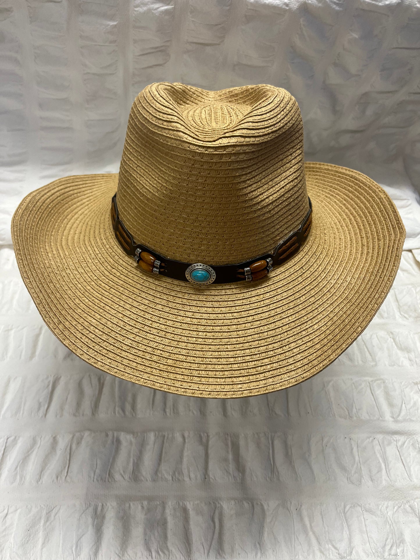 Turquoise Beaded Cowboy Hat