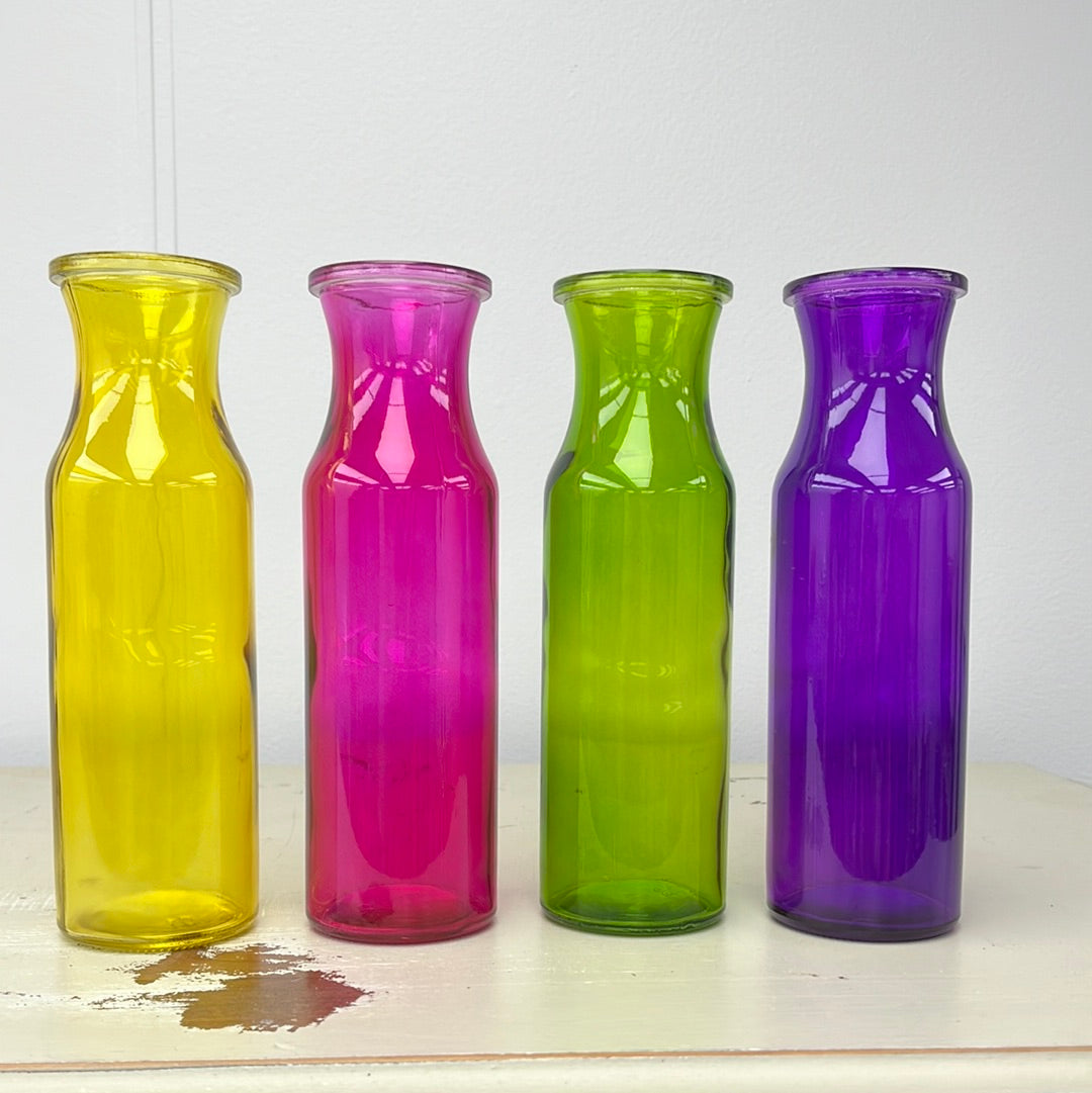 Colored Glass Vase