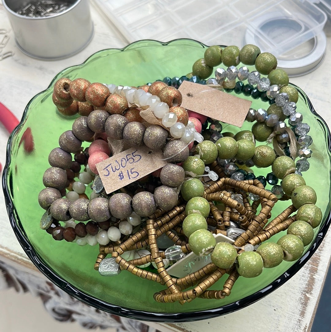 Multi Color Bead Bracelet