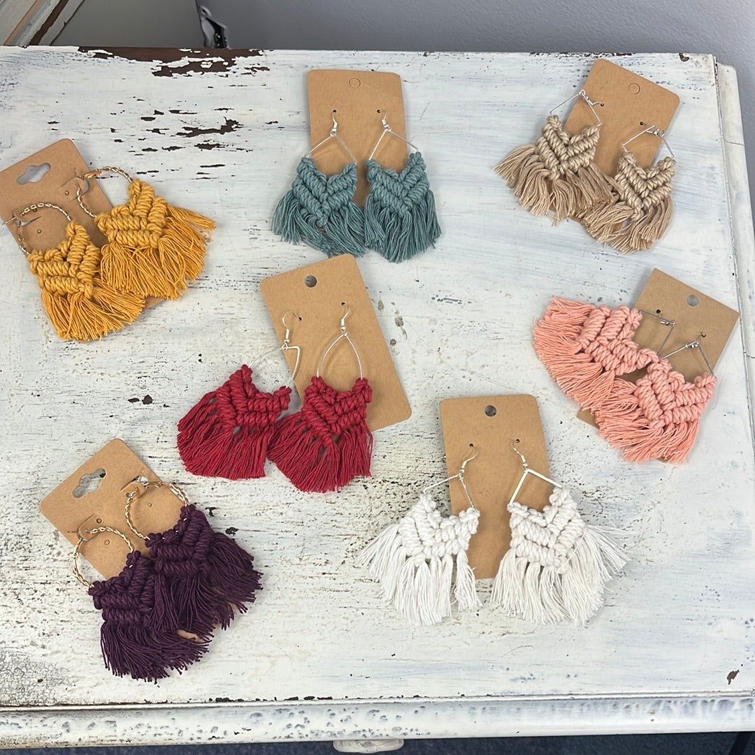 Macrame Earrings