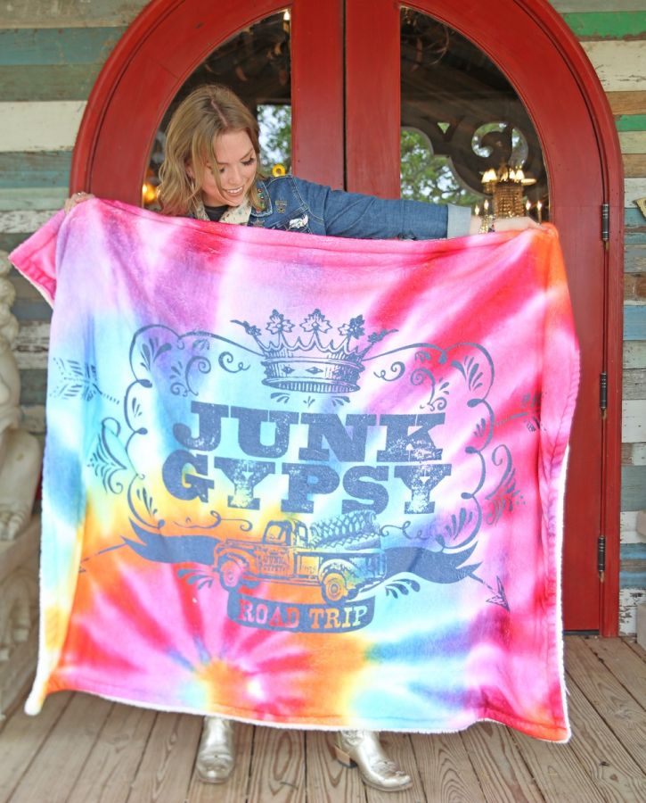 Junk Gypsy Sherpa Throw