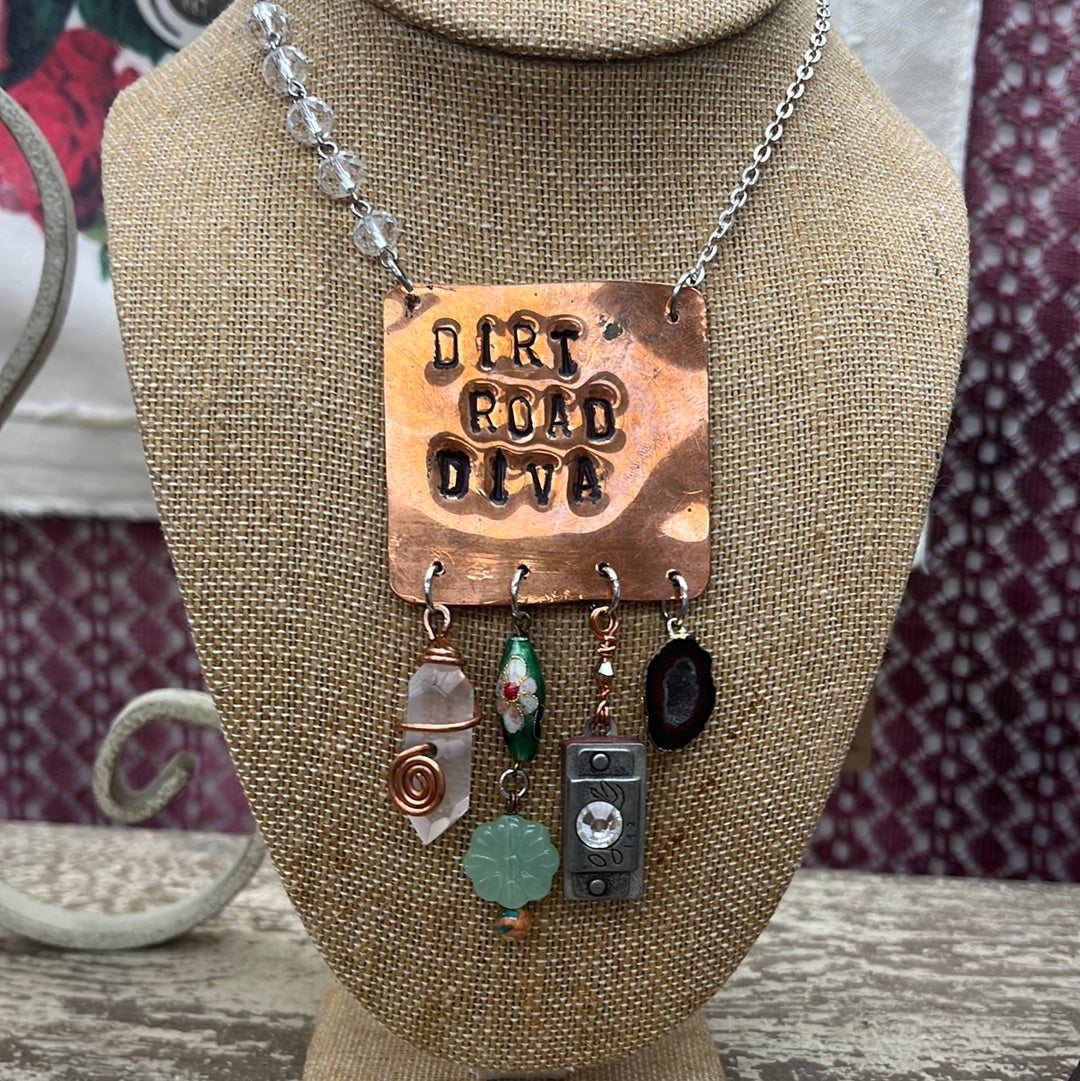 Custom Necklace: Dirt Road Diva