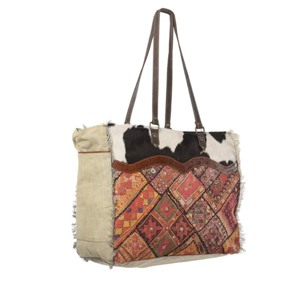 Animal & Boho Print Tote