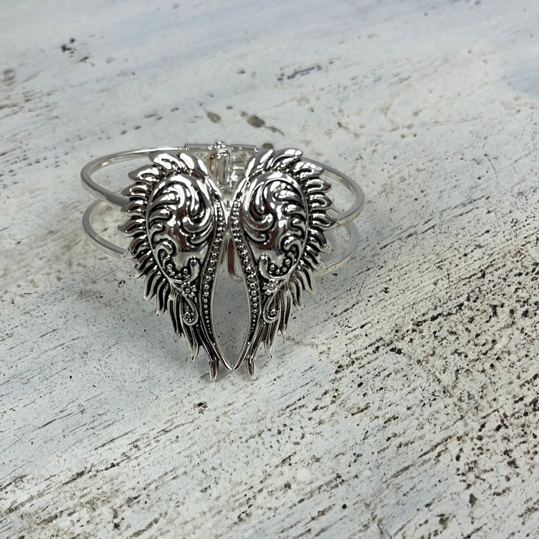 Silver Wing Bracelet
