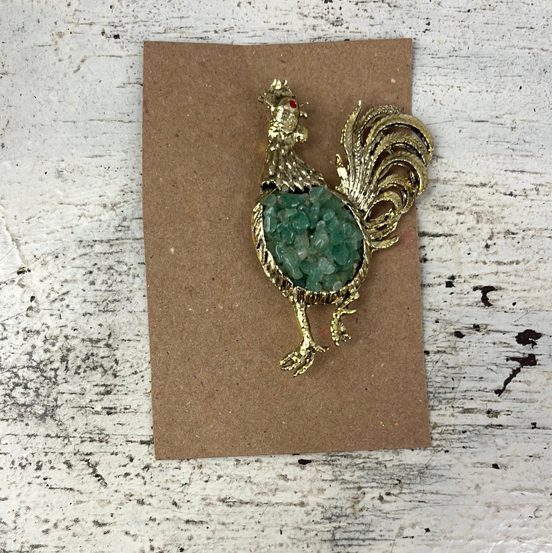 Rooster Broach