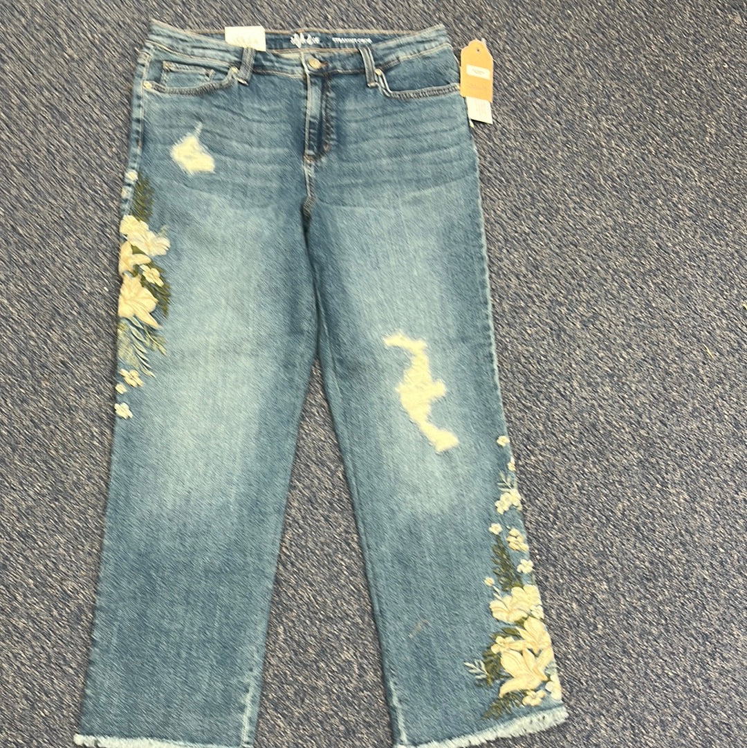 Embroidered Jeans