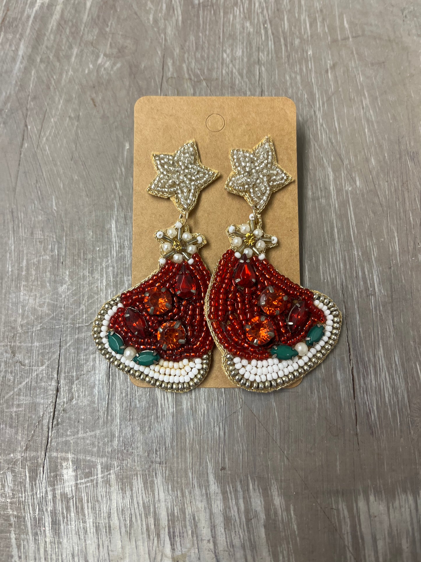 Christmas Bead Earrings