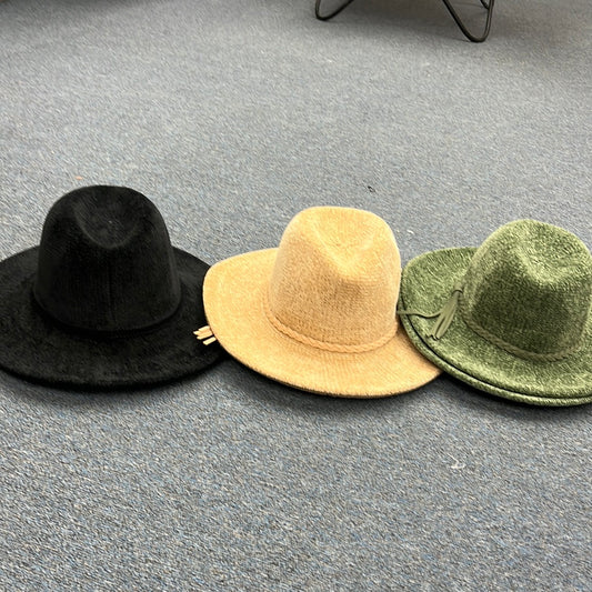 Chenille Panama Hats