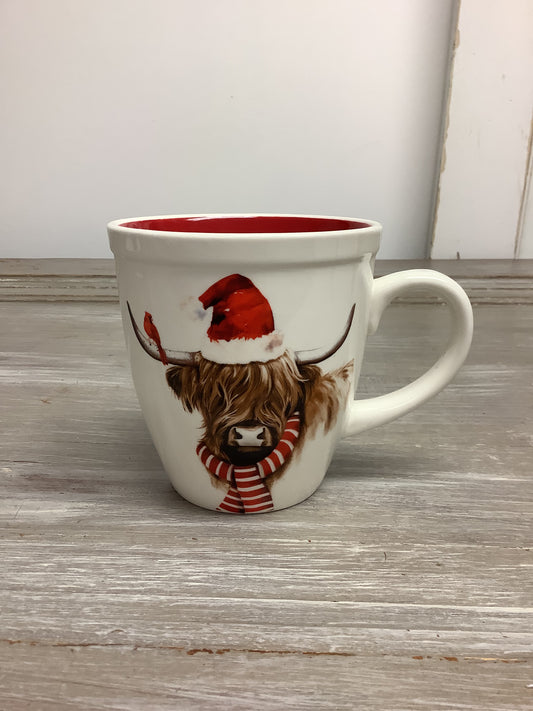 Christmas Cow Mug