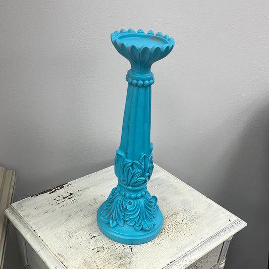 Teal Candle Holder